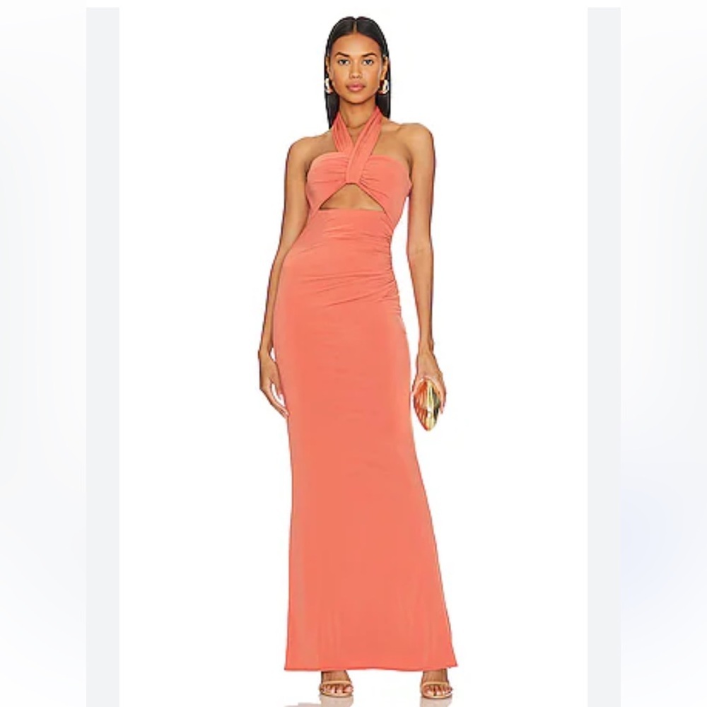 KATIE MAY Amber Gown in Rust